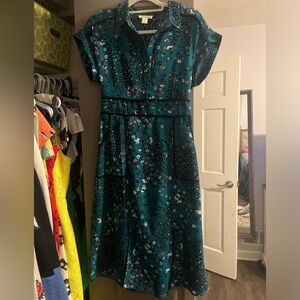 Teal dress